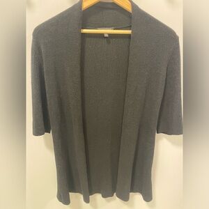 Eileen Fisher Open-Front Knit Cardigan